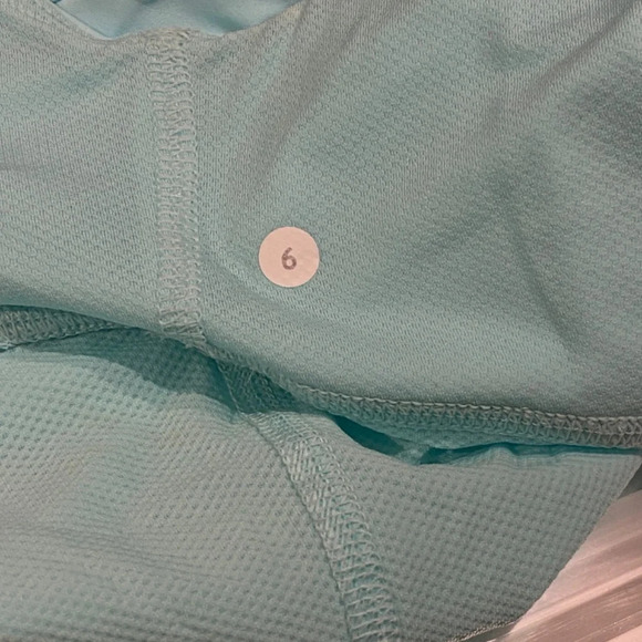 Lululemon Run: Ta Ta Topper tank top Spry Blue empire waist 16756 - Picture 12 of 13